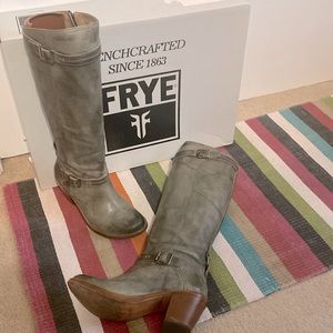 FRYCarmen gray boots. Like new